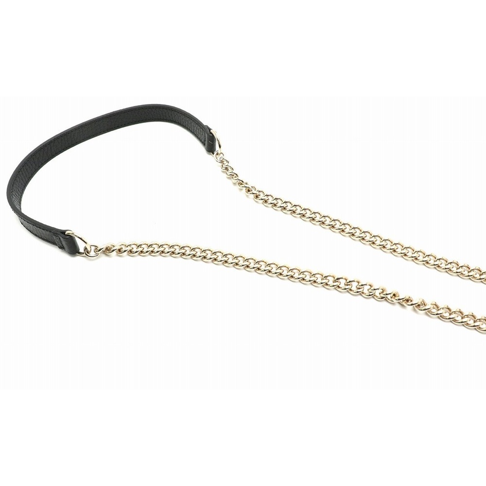 Gucci Interlocking Logo Embossed Leather Chain Wa… - image 7